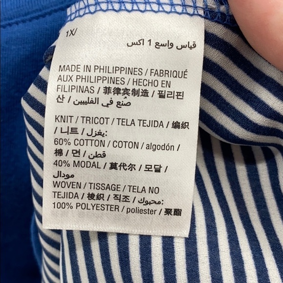 Style & Co. Triple Print Pullover Blouse paisley - Picture 11 of 11